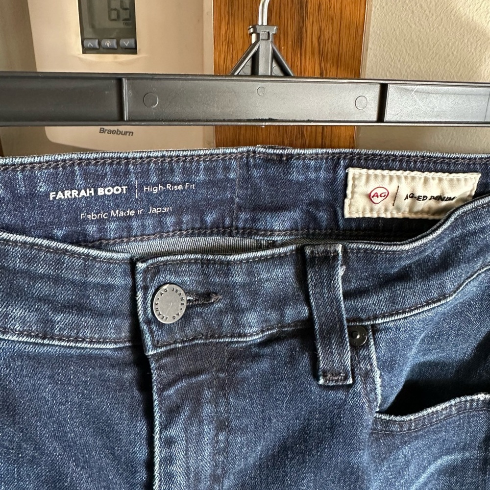 AG Adriano Goldschmied Farrah Women's Boot Cut Jeans - Dark Blue-31x32